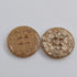Button - Cork Look ‘About Face’ - 18mm